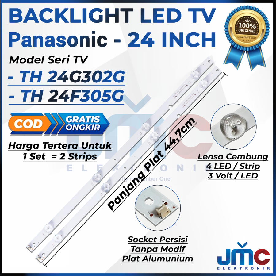 BACKLIGHT TV LED PANASONIC 24 INCH TH-24F305G TH-24G302G TH24F305G TH24G302G 24F305G 24G302G 24F305 