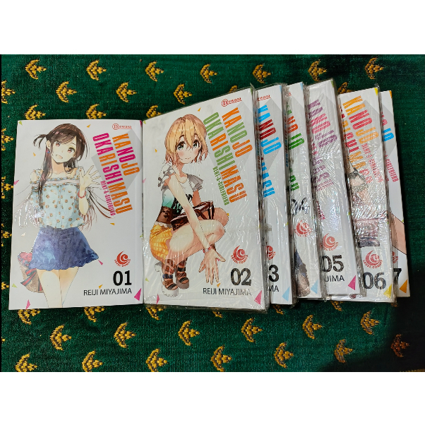 Komik Kanojo Okarishimasu 1-8 set (kolpri)
