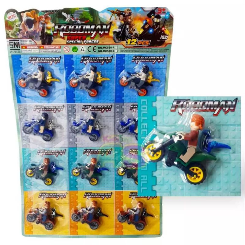 Mainan Motor Cros lego 1 pcs/motif warna kirim random