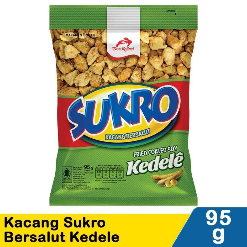 

Dua Kelinci Kacang Sukro Bersalut Kedele 95G