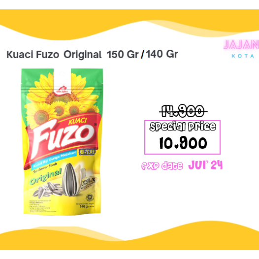 

Murah Banget Dua Kelinci Kuaci FUZO Original 150 gram / 140 gram