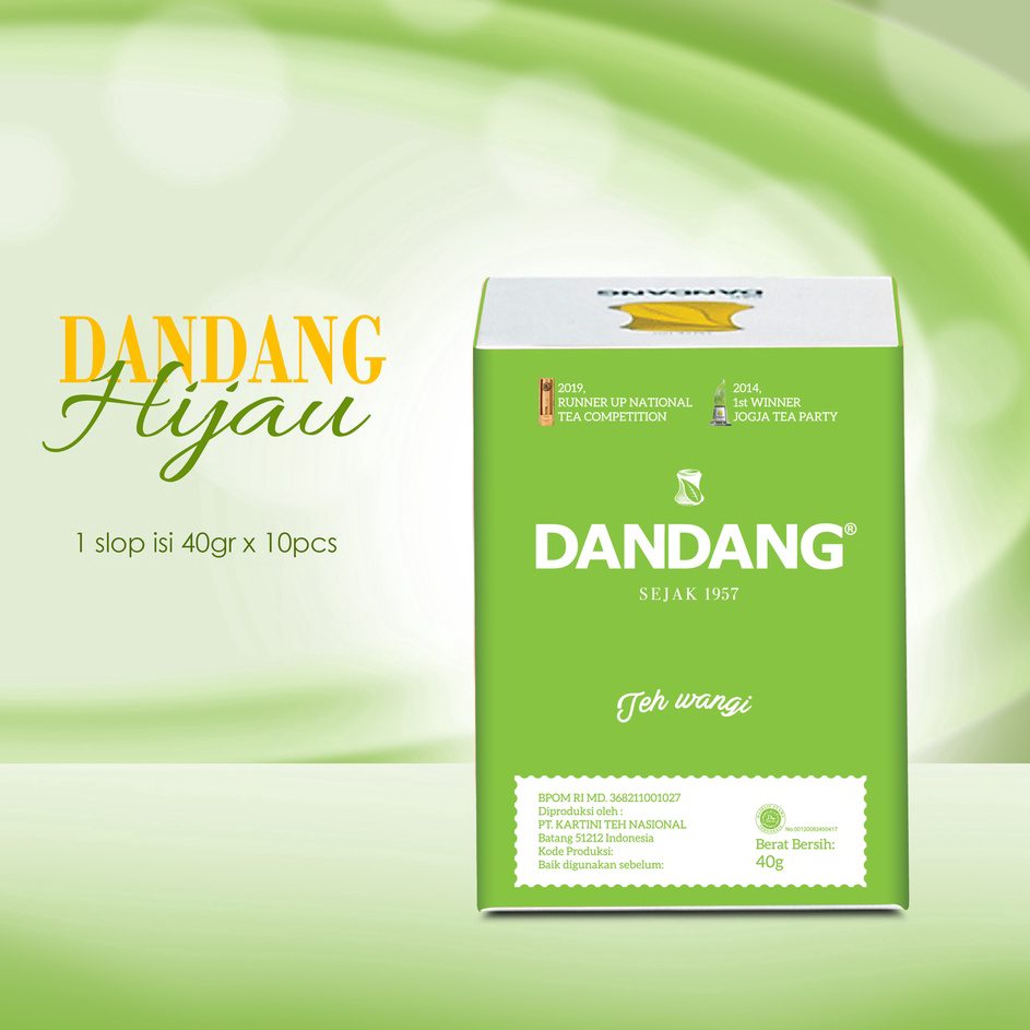 

Best Product Teh Dandang Hijau 40gr [1 slop isi 10 pcs] Ready Stock