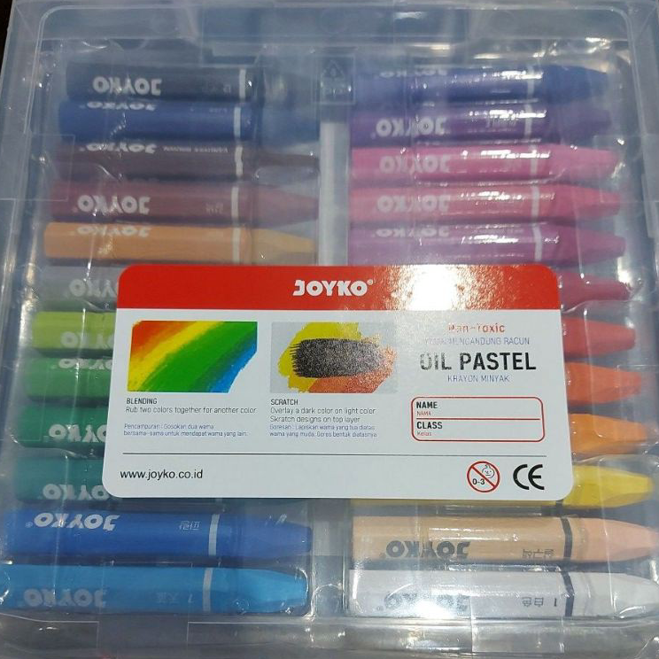 

Harga Murah joyko oil pastel 24 colors krayon minyak