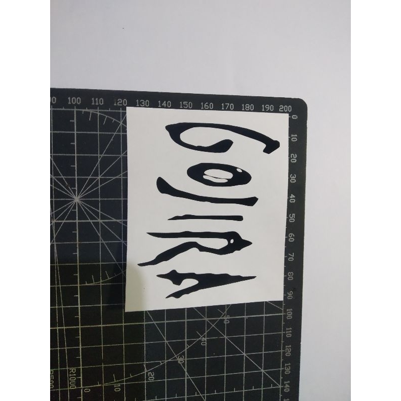 

cutting stiker gojira