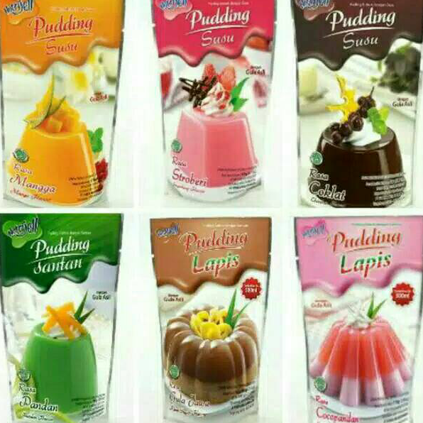 

Best Produk ☘️ MUMTAAZZTORE ☘️ FORISA Nutrijell Pudding Susu Pudding Santan Pudding Lapis