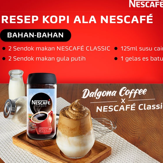 

Terlaku. NESCAFE Classic Kopi Instan Kopi Hitam 2g Sachet 60pcs