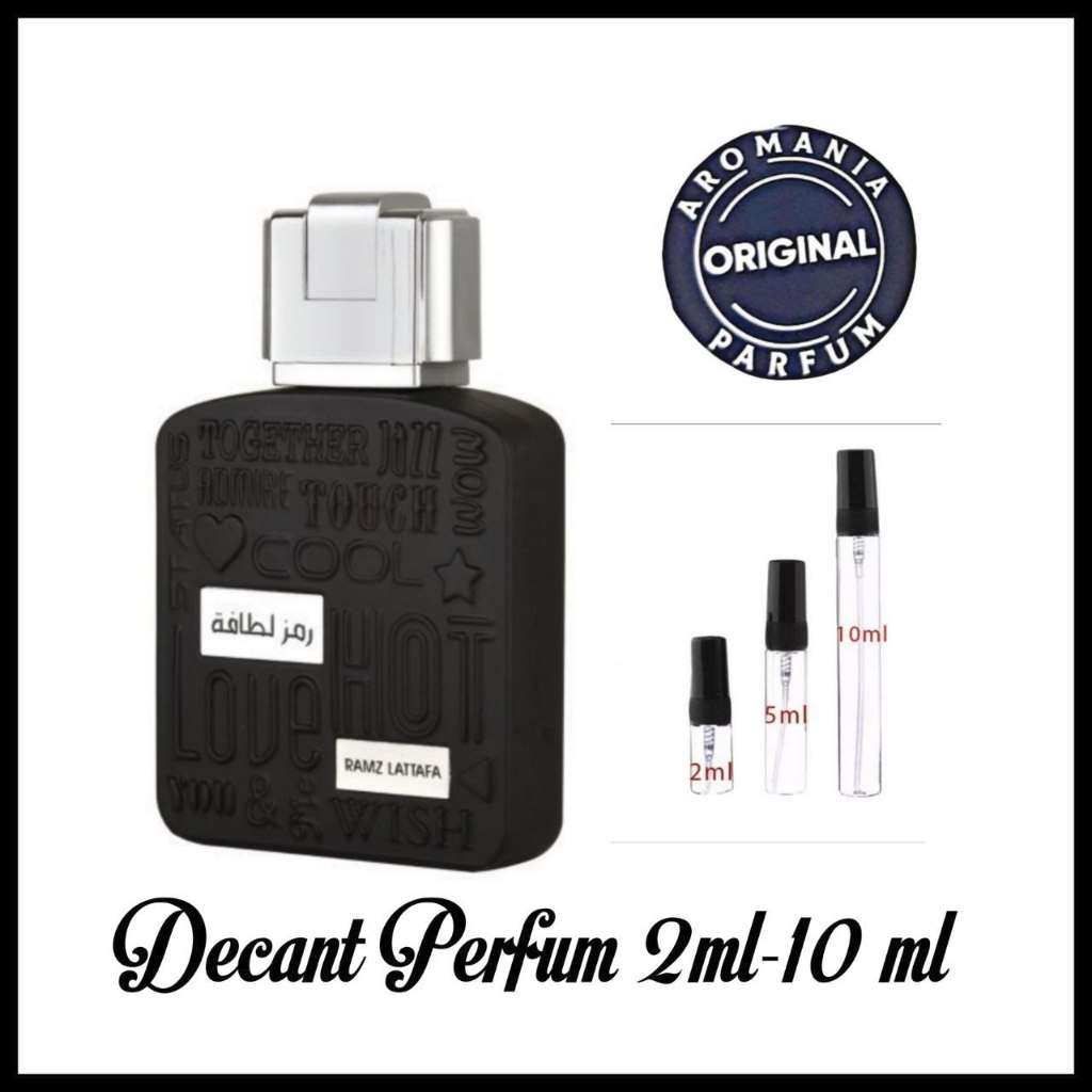 Decant Lattafa Ramz silver Parfume Original