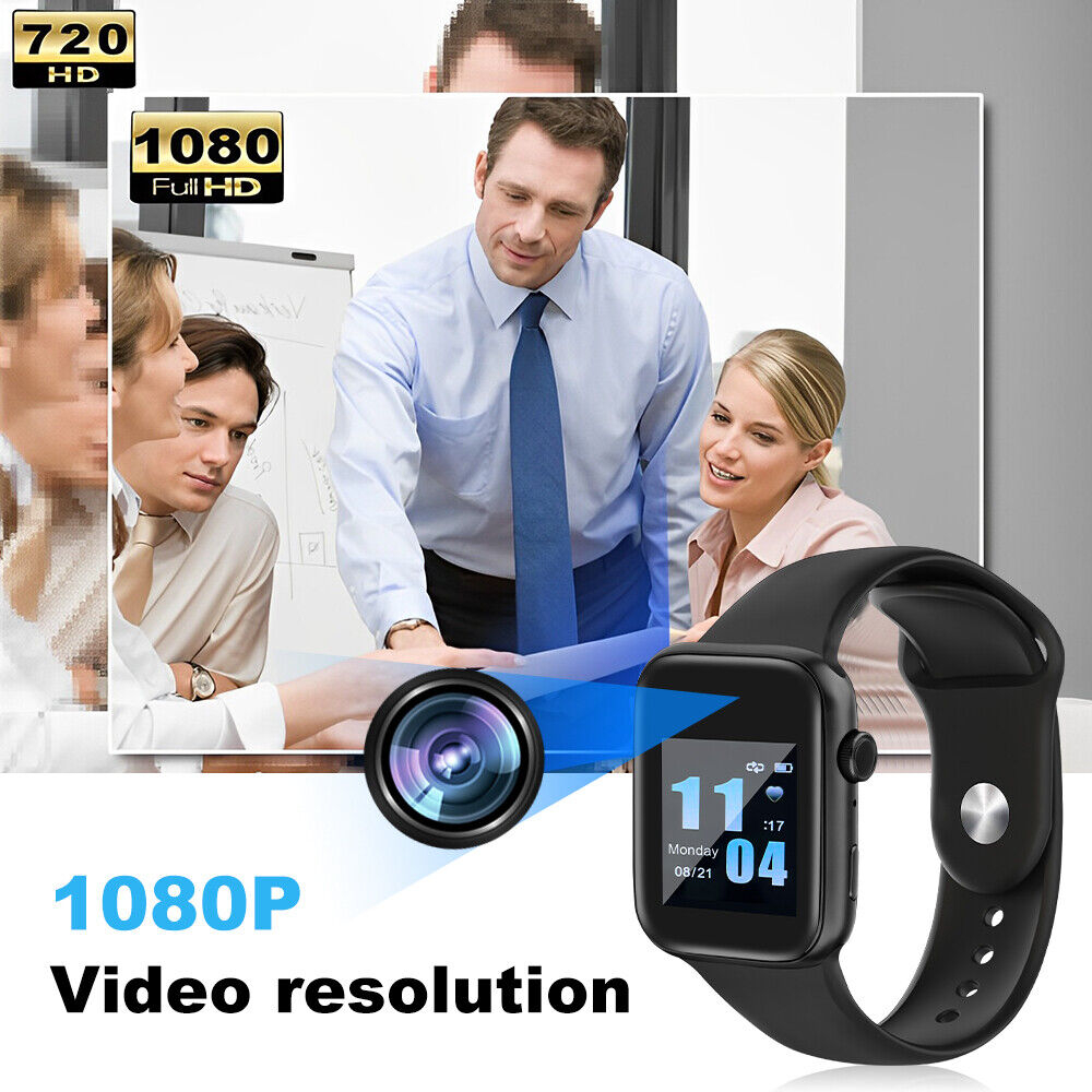 Jam Tangan Spy Cam Intip Camera Kecil Tersembunyi kamera mini CCTV HD 1080P - 32GB