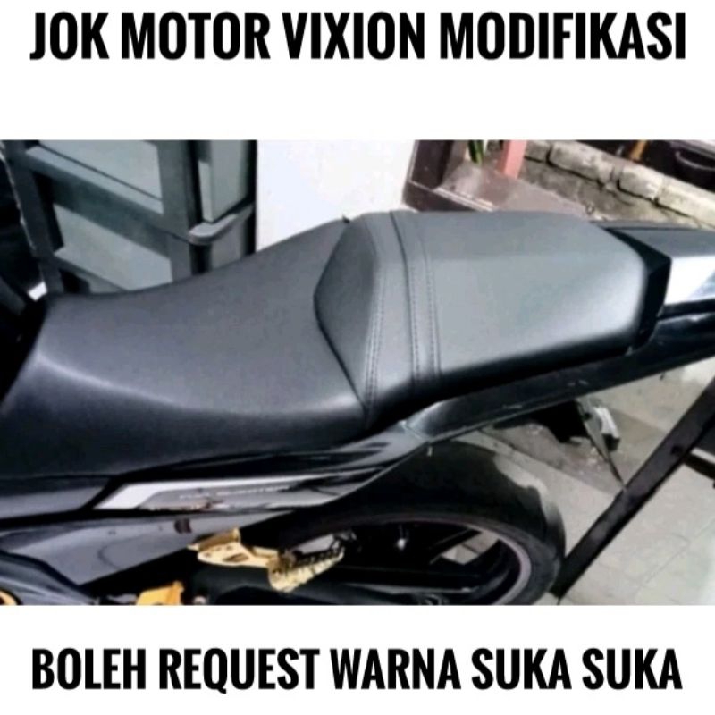 Jok Motor Custom Vixion Old & New Bahan MBtech Modifikasi