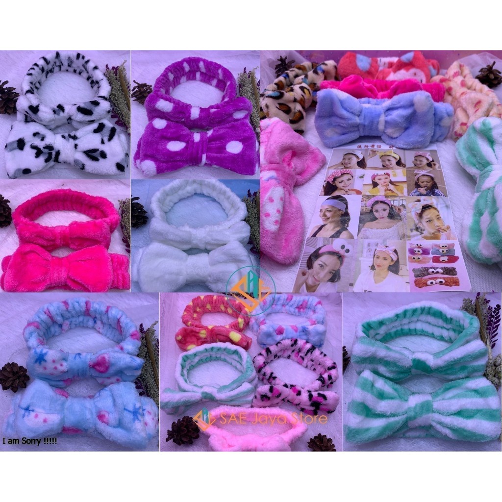 SAE - BANDANA MANDI PITA BESAR / BANDO MOTIF PITA BESAR
