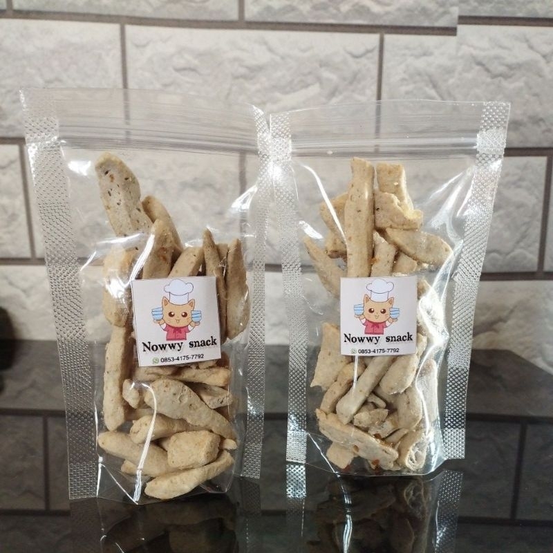 

Basreng rasa indomie goreng original, jajanan, makanan ringan, kerupuk rasa original