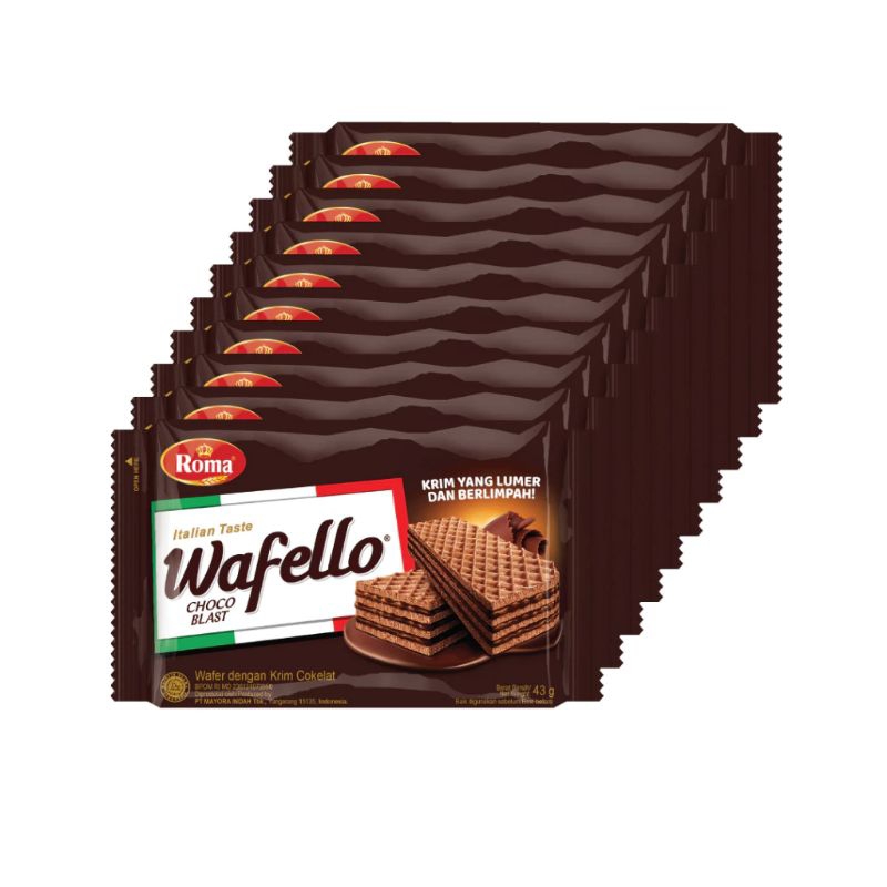 

Roma wafello cream coklat/caramel tersedia berbagai ukuran