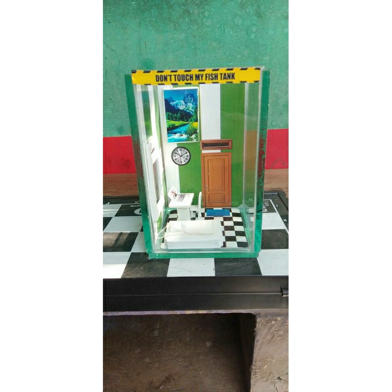 Aquarium Minimalis Kamar Kos Ikan Cupang/Baby Chana