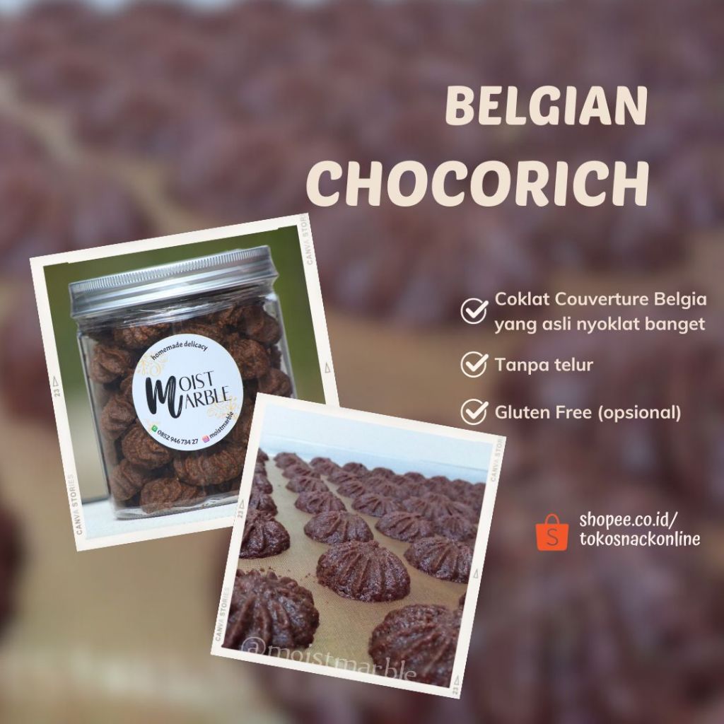 

Kue Kering Belgian Chocorich Cookies