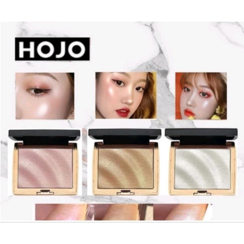 HOJO HIGHLIGHTER BRONZER Pallete ORI MAKEUP Waterproof Original Glitter