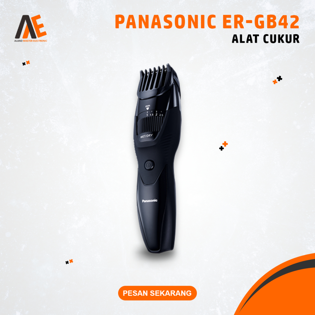 Alat Pencukur Elektrik Panasonic ER-GB42 Mesin Cukur Rambut Kumis Jenggot Jambang