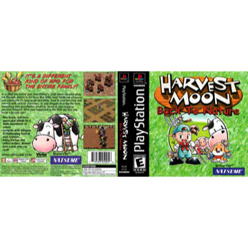 CD GAMES PLAYSTATION PS1 HARVEST MOON BACK TO NATURE