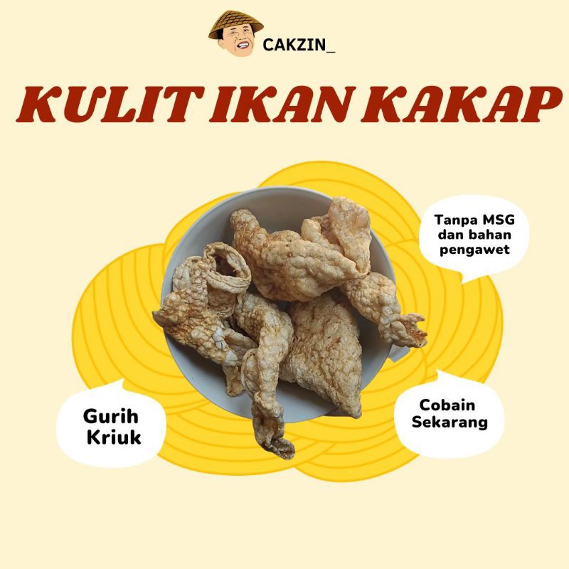 

KULIT IKAN KAKAP 250 Gr