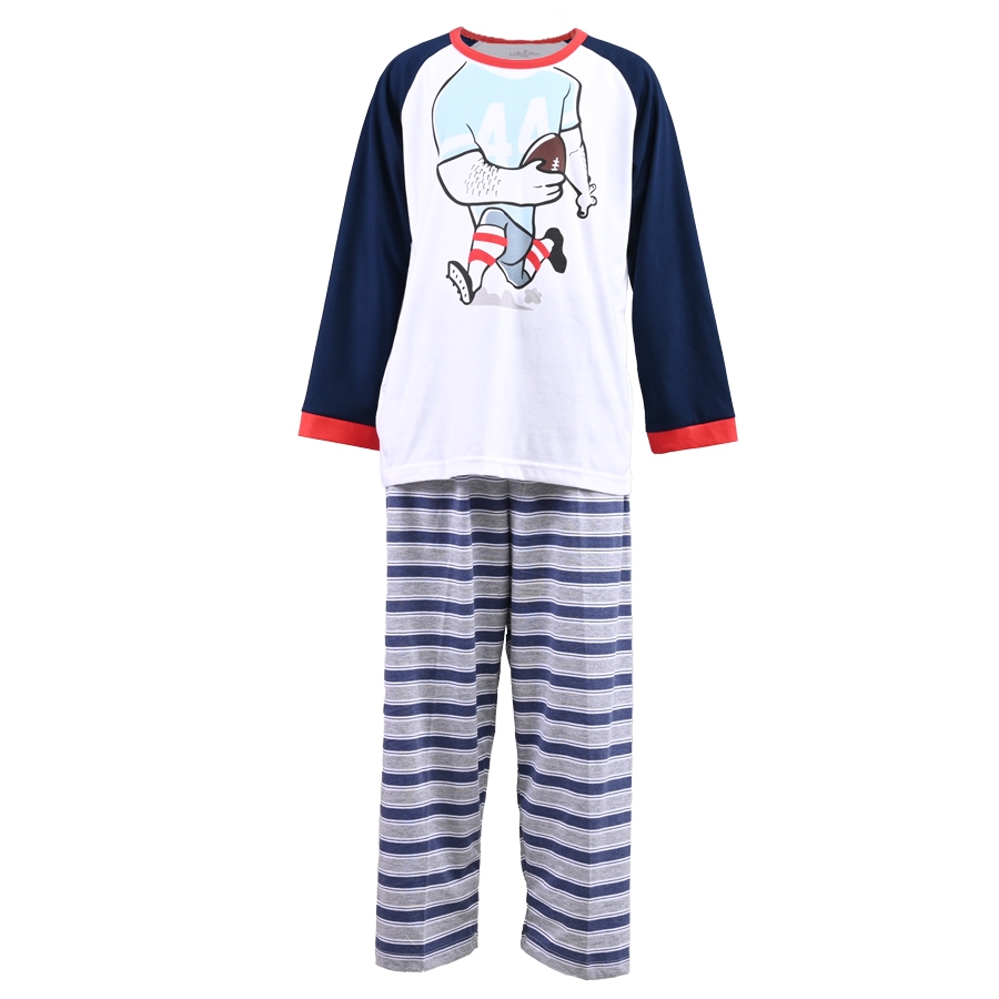 Rambla - Lolly & Noe Setelan Piyama Anak Lengan Panjang Rugby