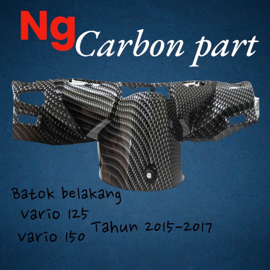 Batok Belakang Vario 125 Vario 150 led 2015-2017 carbon