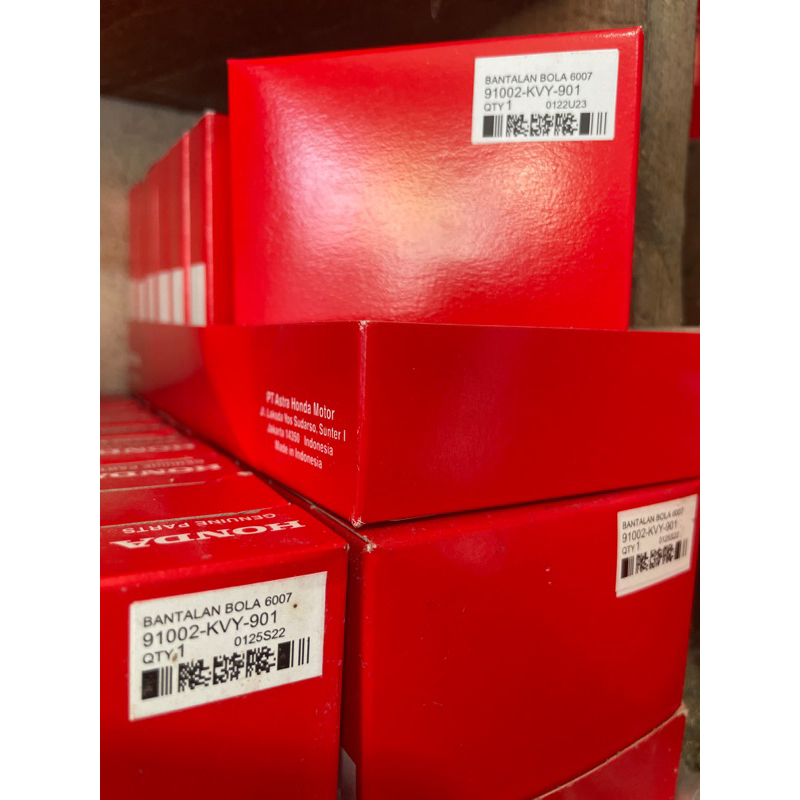 91002kvy901 Bearing laher klahar kruk as kiri 6007 Beat Spacy Scoopy Vario 110 F1 AHM original 100%