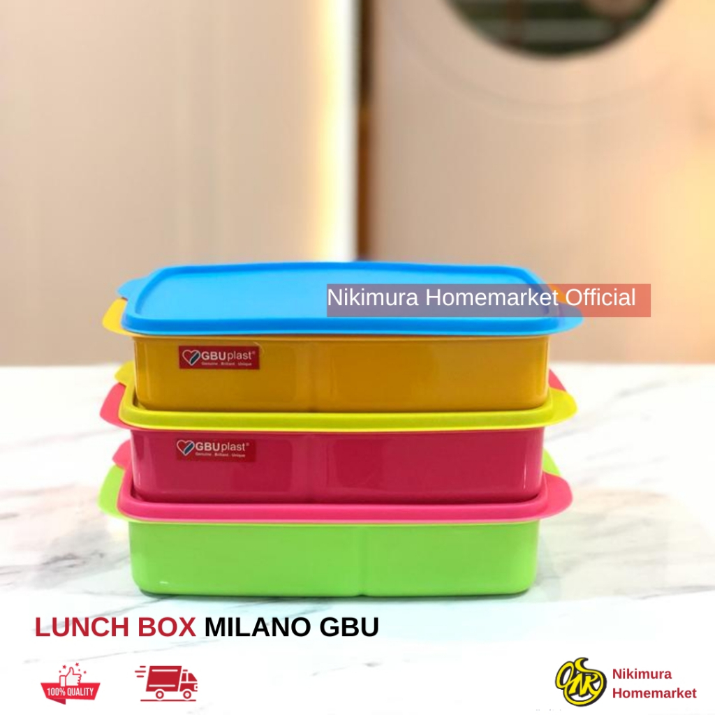 Kotak Bekal Milano GBU Lunch Box Cantik