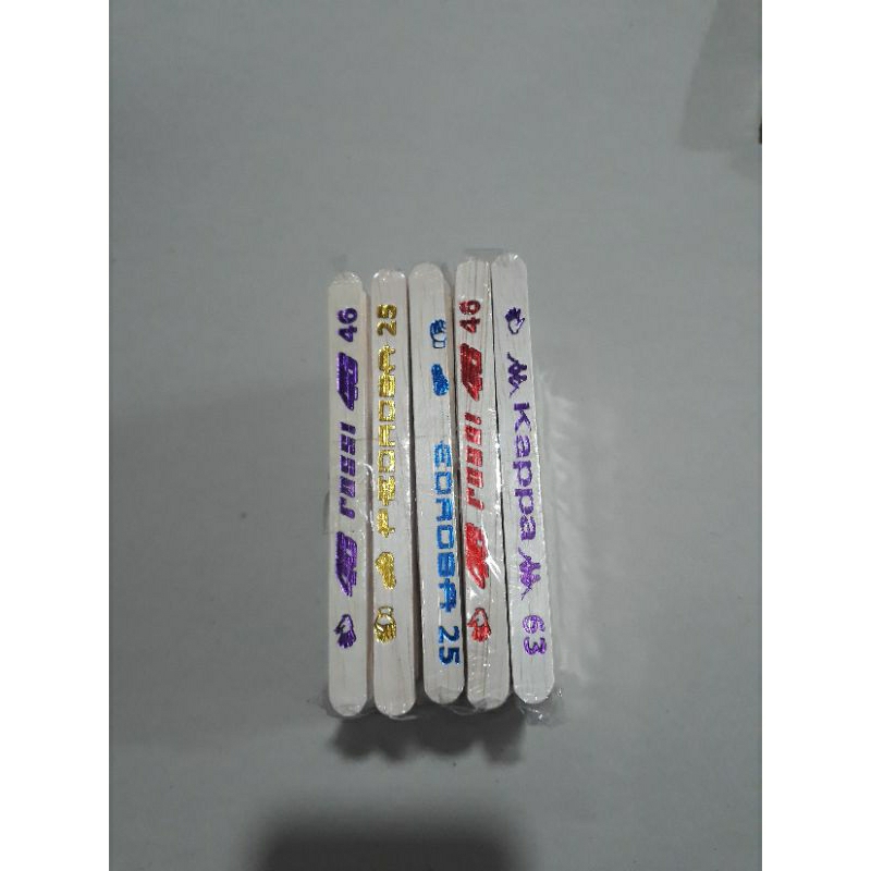 ISI 250-+ 1 PAK STIK KAYU SABLON
