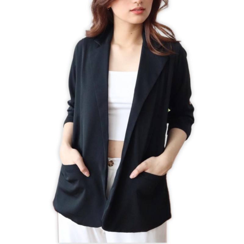WITNESS BLAZER | Blazer Wanita Korea Longsleeve | Blazzer Long Crop Wanita | Blazzer Jumbo