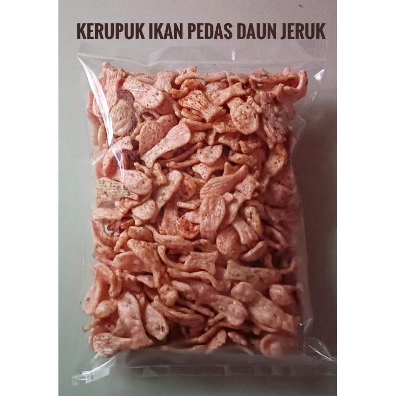 

kerupuk ikan pedas daun jeruk 250gr