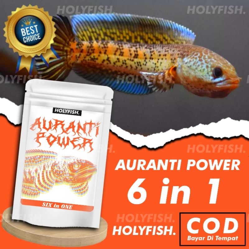 Pelet Ikan AURANTI POWER Channa Auranti Aurantimaculata