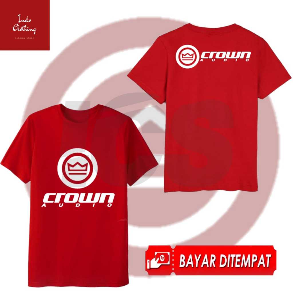 Kaos Crown Audio Lengan Pendek