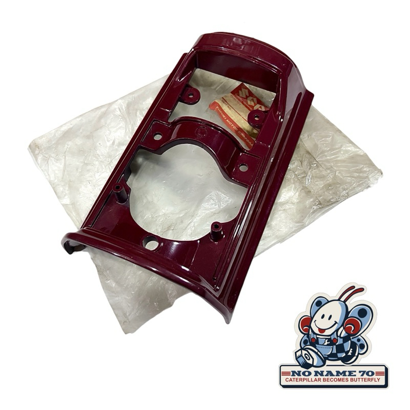 Cover Panel Tameng Dasi Dada Depan Suzuki RC80 RC100 RC 80 100 Bravo Original Merah Maroon