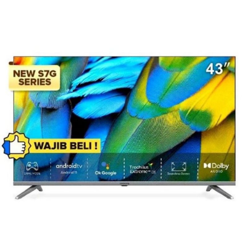 TV LED COOCAA SMART DIGITAL 43 INCH - TV SMART COOCAA 43 INCH - LED COOCAA SMART 43 INCH - COOCAA SM