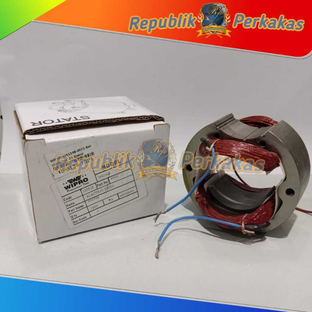 Wipro Stator / Pel / Gulungan W6134B untuk Mesin Bor W6134B