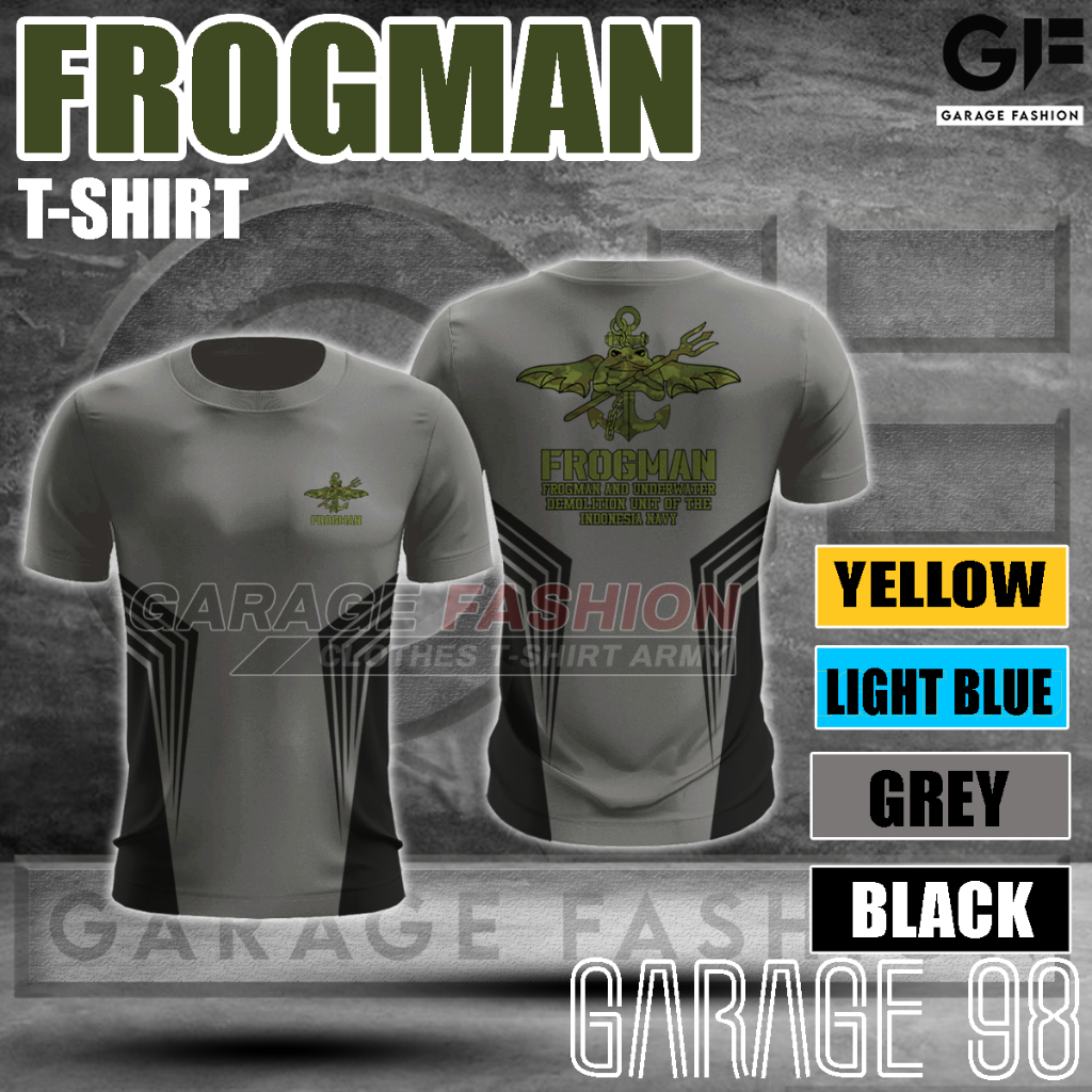 Kaos Jersey Frogman / Baju Frogman / Kaos Jersey Kopaska // Kaos Jersey Kopaska New 2023 // Bahan Mi