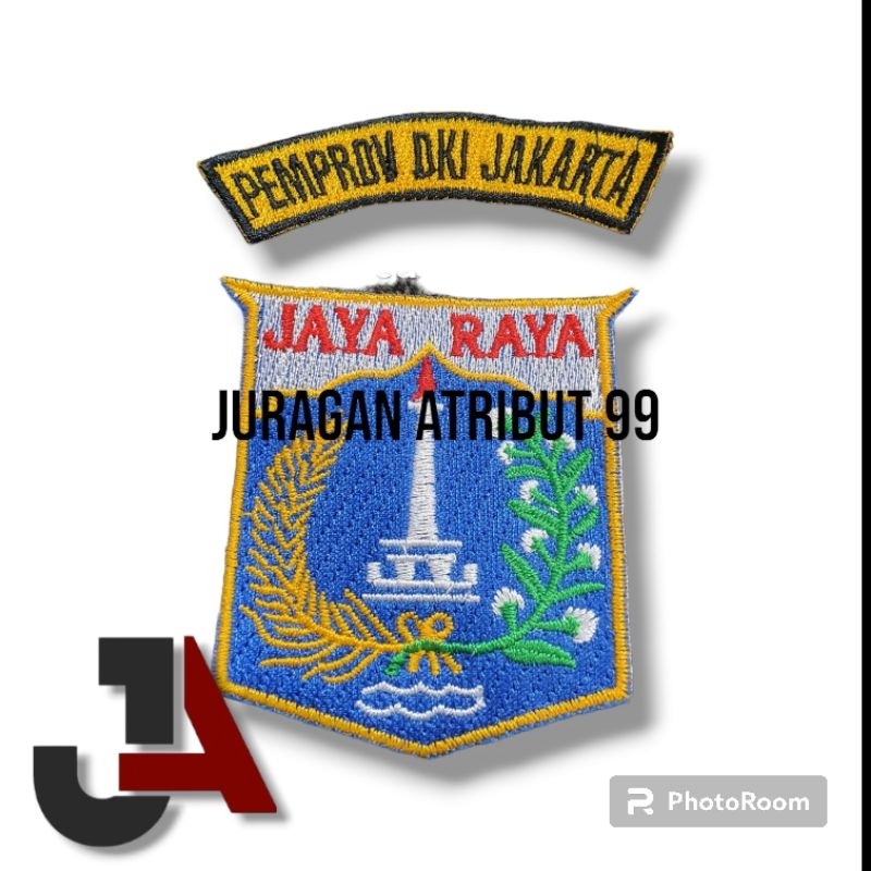 BADGE BORDIR PEMPROV DKI JAKARTA