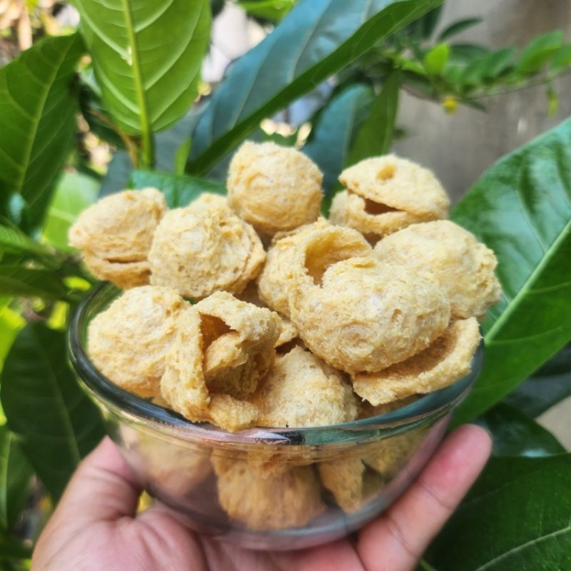 

Kerupuk Tahu Bulat Kering 250gr Keripik Tahu Walik Keripik Tahu Pong Kerupuk Tahu Walik