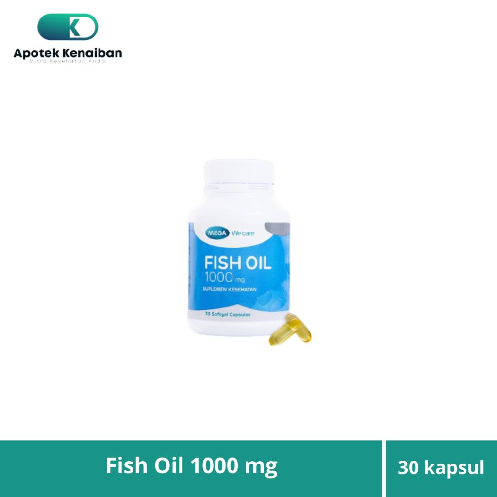 FISH OIL 1000 MG ISI 30 KAPSUL MEGA WE CARE