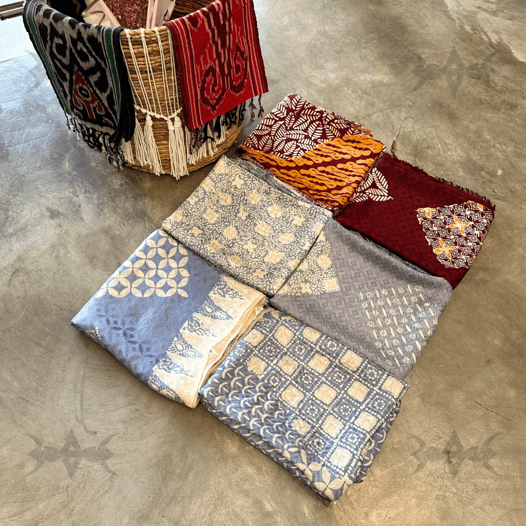 Setelan Kain Batik Viscose Motif Azalea/ Kain Batik Setelan
