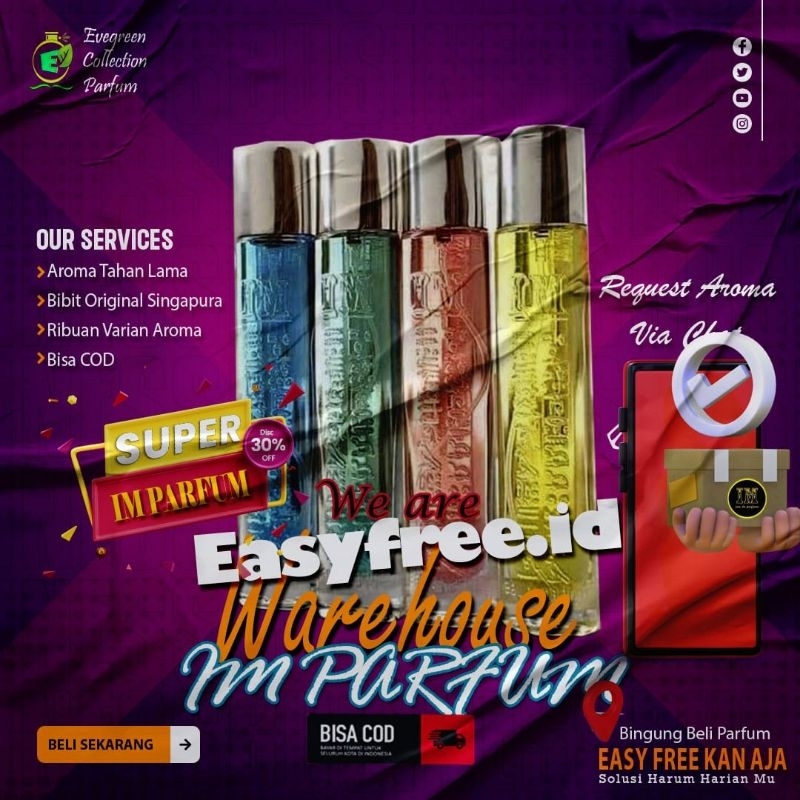 IM Parfum Original Pusat Harga Paketan/3 Paket/6 Paket/9 Paket/Murah dan Berkualitas