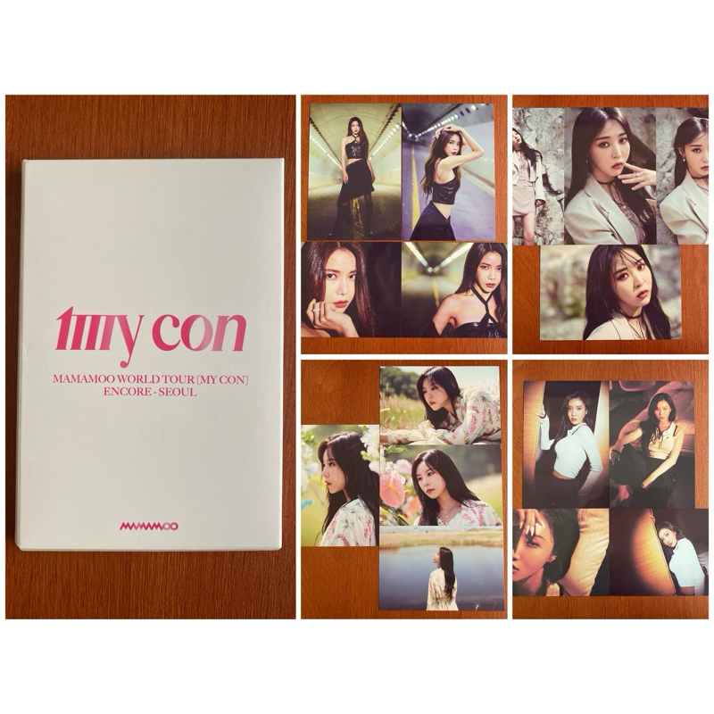 [PILIH MEMBER] MAMAMOO MY CON Encore Official Merchandise Postcard Member Set Solar Moonbyul Wheein 