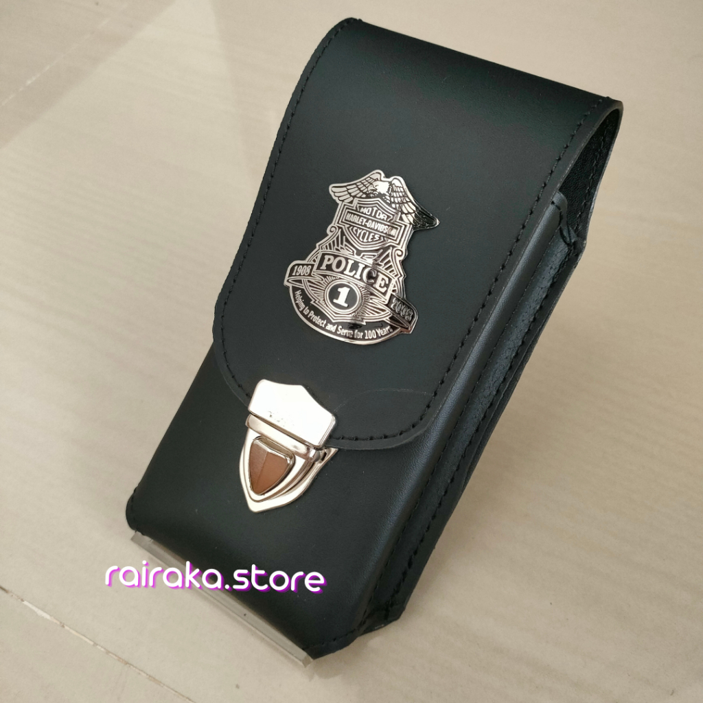Dompet sarung Hp single logo harley kulit Terbaru