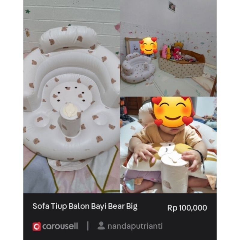 Sofa Tiup Bear (PRELOVED)