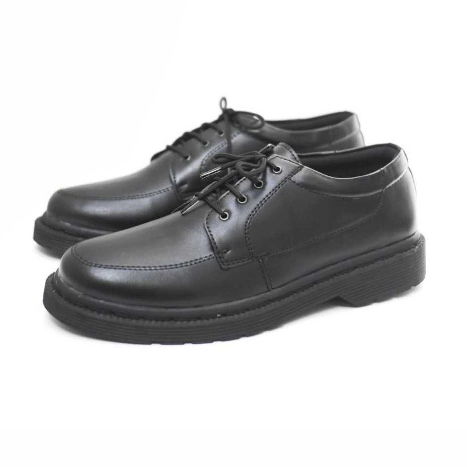 Sepatu Formal Casual Docmart Pria Kulit Hitam
