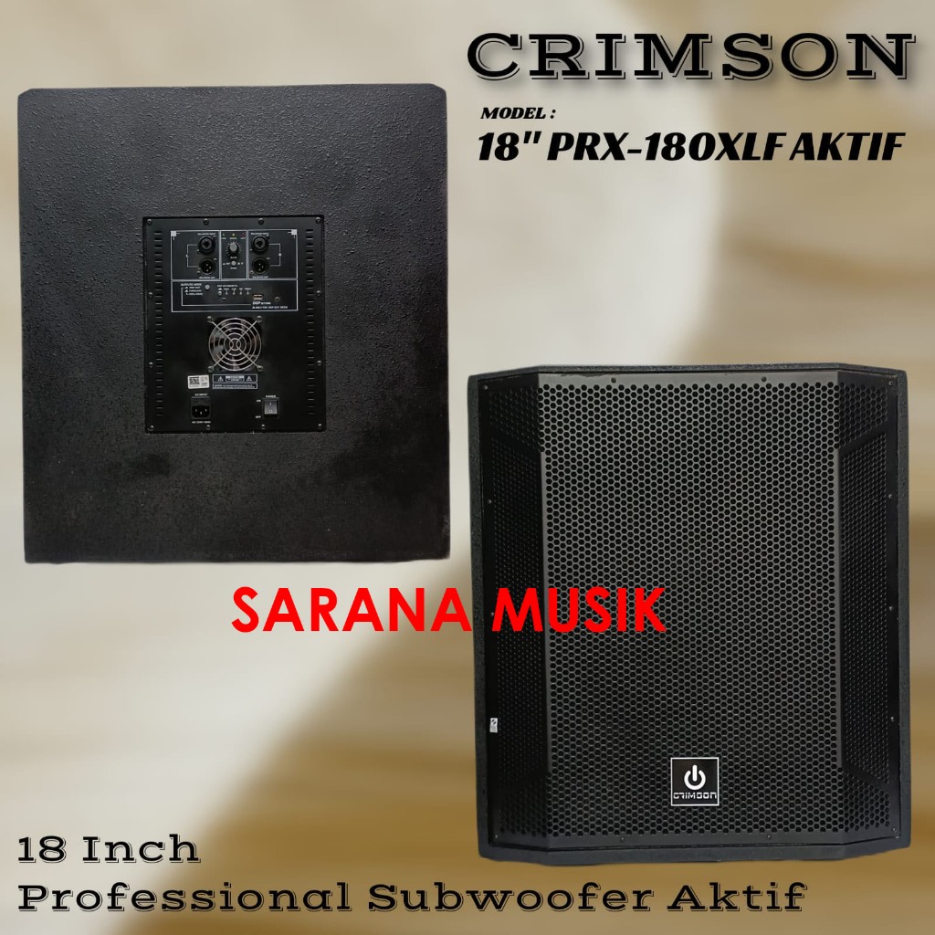 Subwoofer Aktif 18 Inch Crimson PRX 180 XLF Sub Aktif Crimson PRX180XLF PRX-180XLF Original