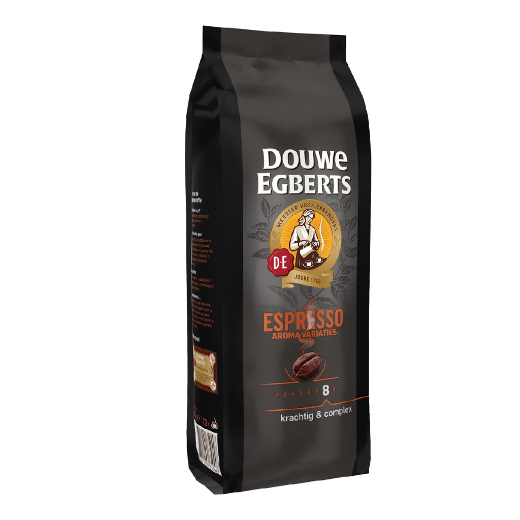

Douwe Egberts Espresso Aroma Variaties Intersity 8 Coffee Beans 500 Gram