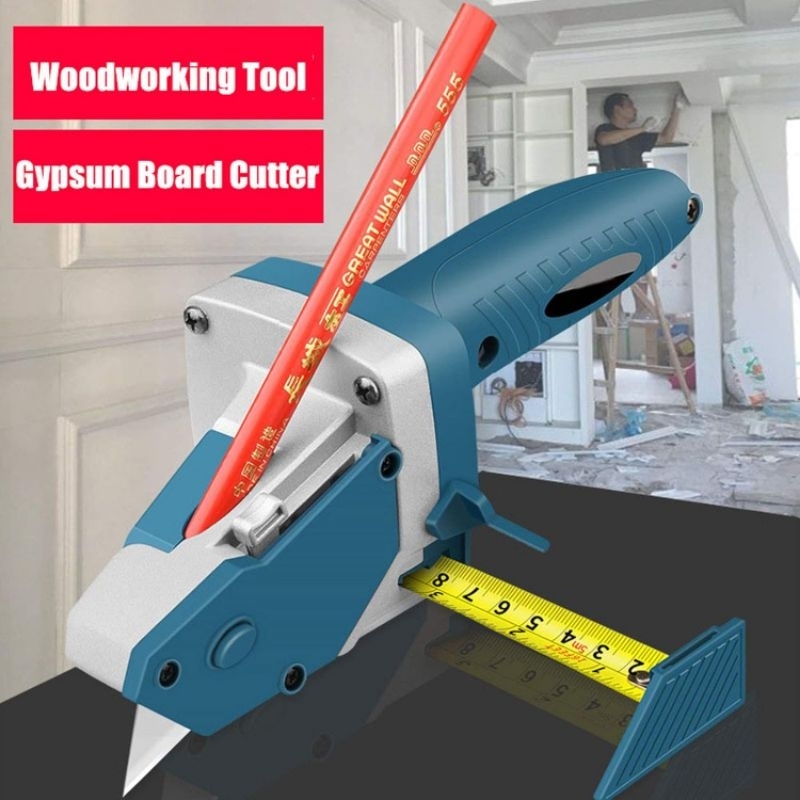 

TOOHR Alat Pemotong Gypsum Plester Board Cutter Marker with Pen Slot - T27 - Blue