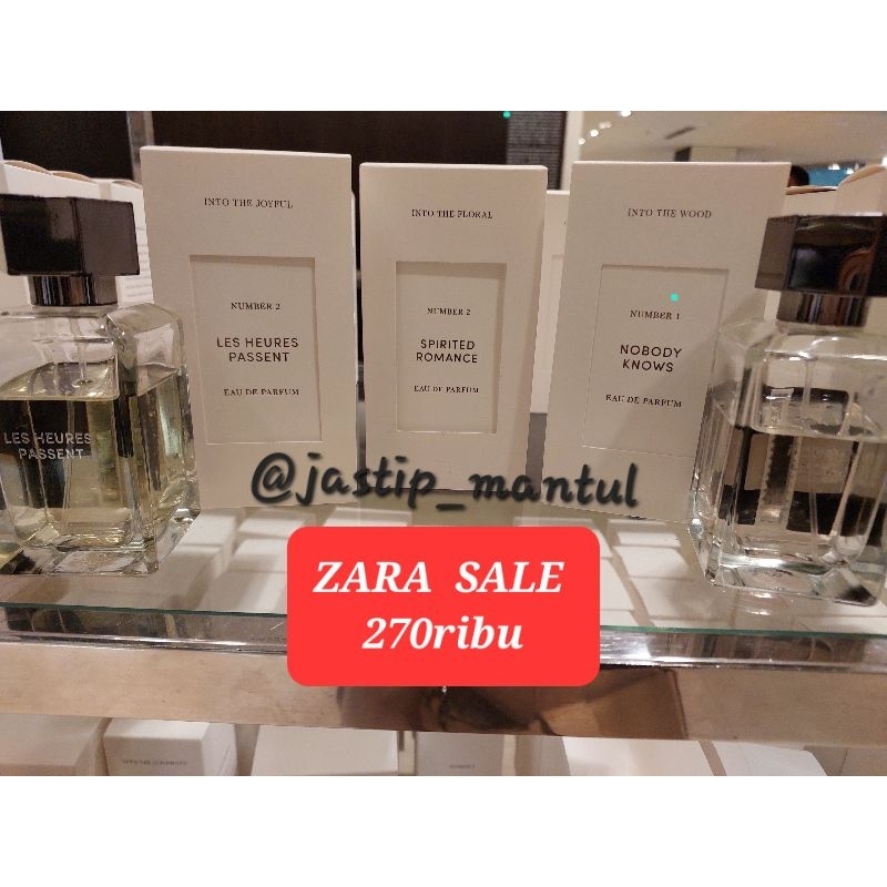Zara Ori / Original Parfum Eau De Parfume Sale Diskon Murah Jastip