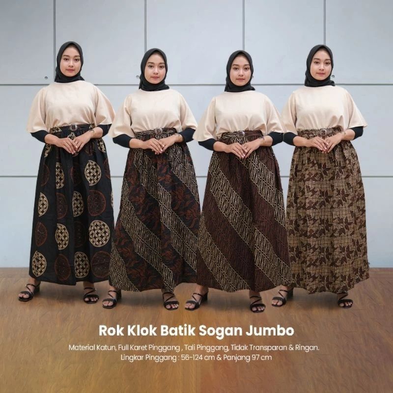Rok Klok Batik Sogan Jumbo - Sekar Jagad Batik