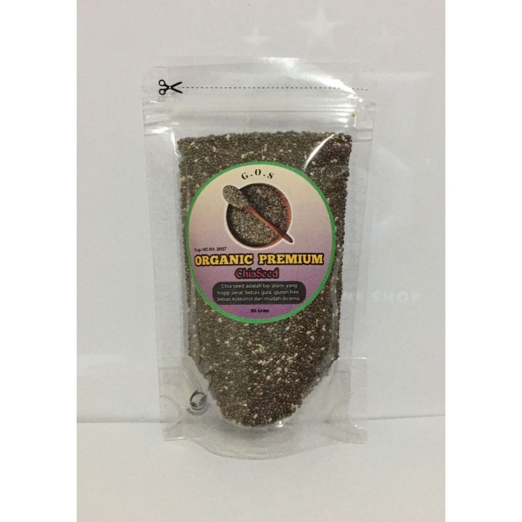 

ChiaSeed Organic Premium _ Chiaseed Black original _ Berat 80gr